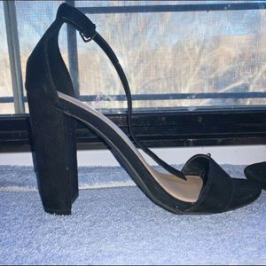 Black high heels